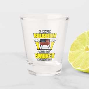 Copo De Shot engraçada bourbon ama arte