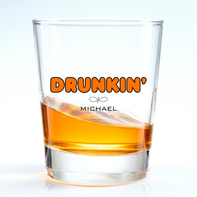 Copo De Shot Engraçado Bêbado (Funny Drunkin' Shot Glass)
