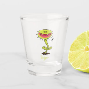 Copo De Shot Engraçado carnívoro Venus mosca cartoon