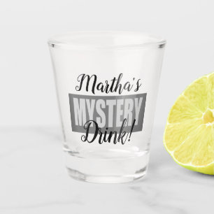Copo De Shot Engraçado Mistério Personalizado Bebida