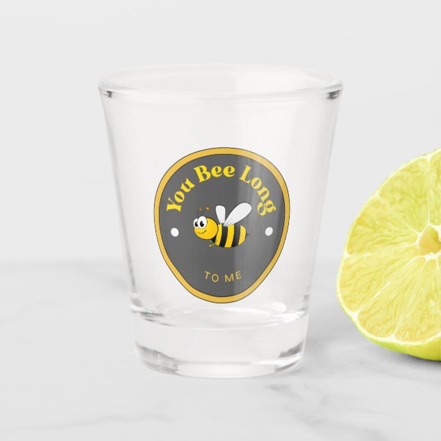 Copo De Shot ENGRAÇADO! Vidro-Fogo - Você É Longa Para Mim - Ab (Frente)