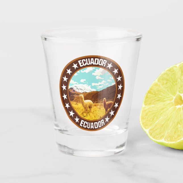Copo De Shot Equador (Frente)