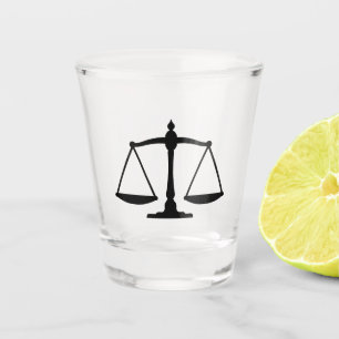 Copo De Shot Escalas do Direito da Justiça do Ipsa Loquitur