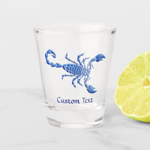 Copo De Shot Escorpião Azul