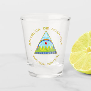 Copo De Shot Escudo da Nicarágua
