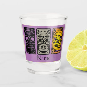 Copo De Shot Esculturas de Tiki triplas Thunder_Cove