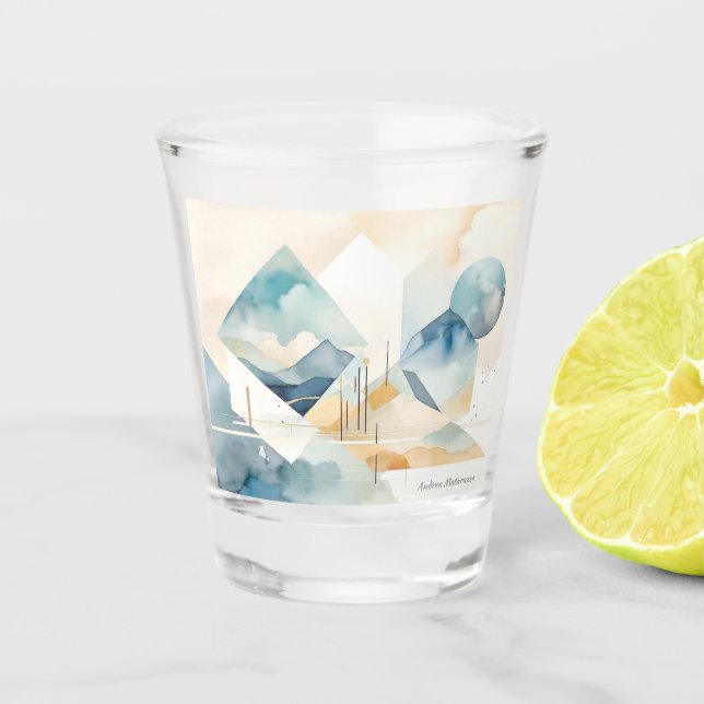 Copo De Shot Espírito abstrato (Frente)