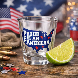 Copo De Shot Espírito Americano Orgulhoso