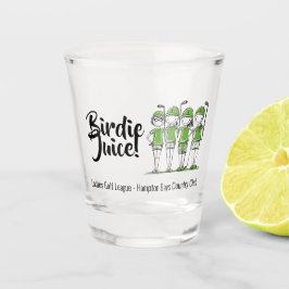 Copo De Shot Esposa Personalizada da Liga de Golfe Birdie Vidro