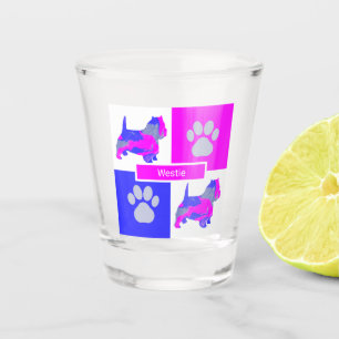 Copo De Shot Esquadrão Azul-Coluna e Pata-Rosa