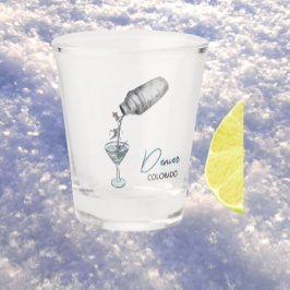 Copo De Shot esquiar e martinis