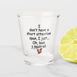 Copo De Shot Esquilo curto da capacidade de concentração