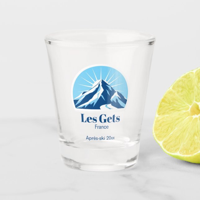 Copo De Shot Estância de esqui Les Gets França   (Frente)