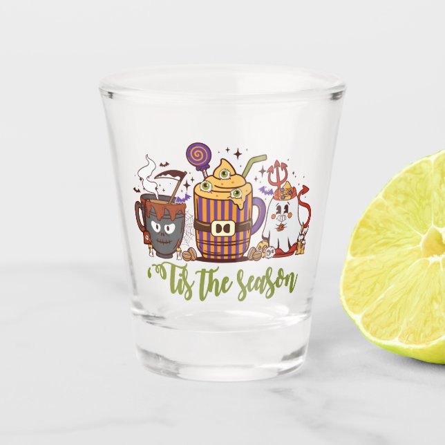 Copo De Shot "Este Café De Halloween (Frente)