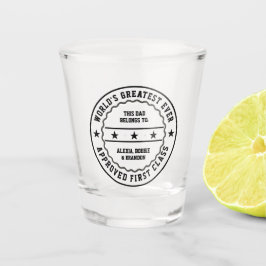 Copo De Shot Este Pai Nunca Maior pertence a: Seu(s) nome(s)