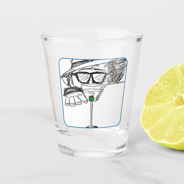 Copo De Shot "Estou com Sede" Feliz Hora (Frente)