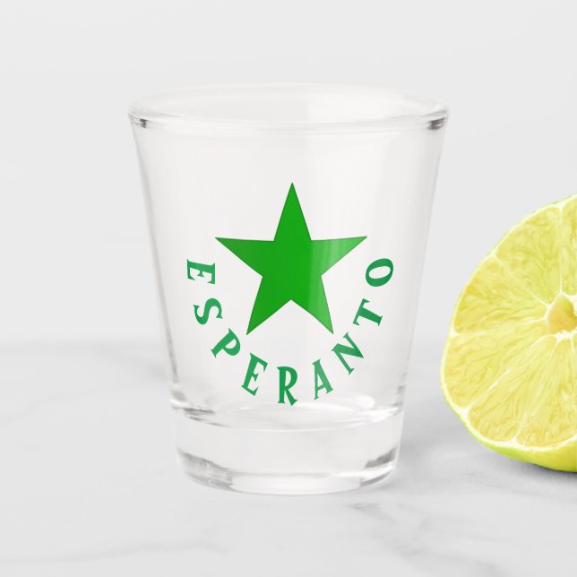 Copo De Shot Estrela Verde (Frente)