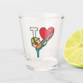 Copo De Shot Eu Adoro Tiros De Pombo Clay