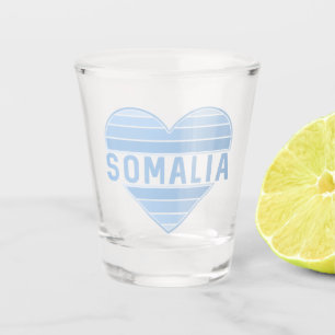 Copo De Shot Eu Amo Somália, Coração Somali