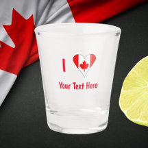Eu (Coração da Bandeira Canadense) Seu Texto Verme
