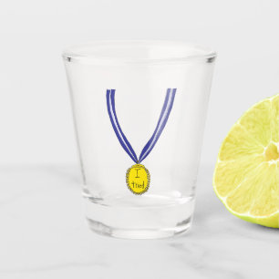 Copo De Shot Eu Tentei Medalha
