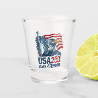 Copo De Shot EUA 250 Semiquincentenário da América Liberdade & 
