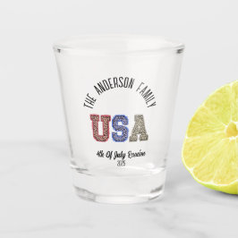 Copo De Shot EUA Cheetah Impressão Personalizado Nome da Reuniã