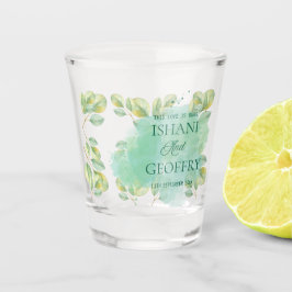 Copo De Shot Eucalyptus Leaves Greenery Wedding