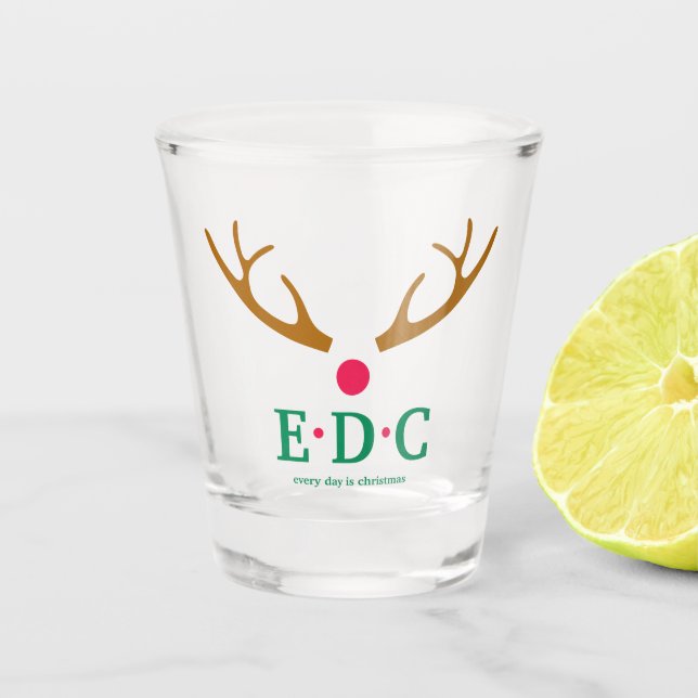 Copo De Shot Every Day is Christmas Shot Glass (Frente)