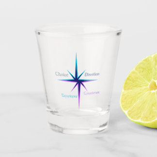 Copo De Shot Everyday Symbols Shot Glass–1.5 oz Small Bar Glass