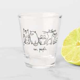 Copo De Shot Ew, Pessoas Engraçadas, Amantes De Gato
