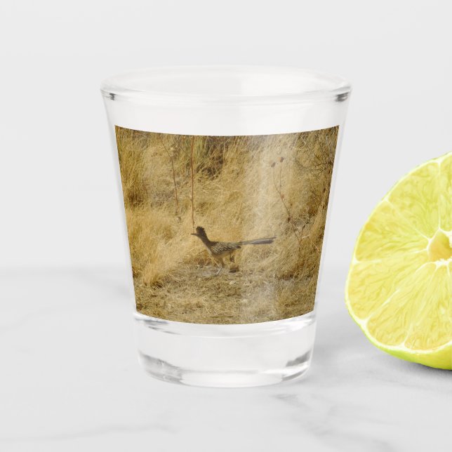 Copo De Shot Executando Vidro de Disparo do Roadrunner (Frente)