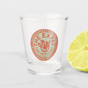 Copo De Shot Expat Vintage Orange