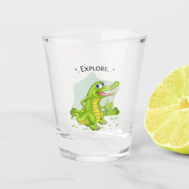Copo De Shot explorador de crocodilo