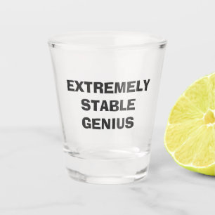 Copo De Shot Extremamente Estável citação do Genius Funny Do