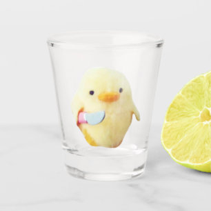 Copo De Shot Faca de Vidro Shot Duck Memória