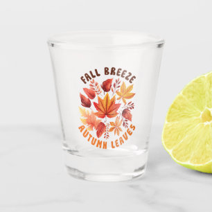 Copo De Shot Fall Breeze, Autumn Leaves - Folhagem Whimsical Fa
