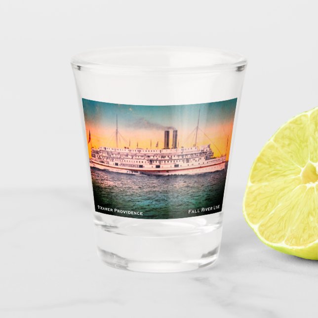 Copo De Shot Fall River Line, Vapor "Providence" (Frente)