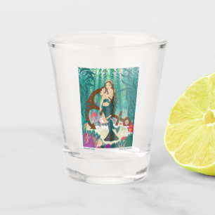 Copo De Shot Família de Sereias (brunettes)