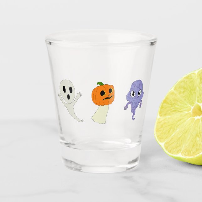 Copo De Shot Fantasmas (Frente)