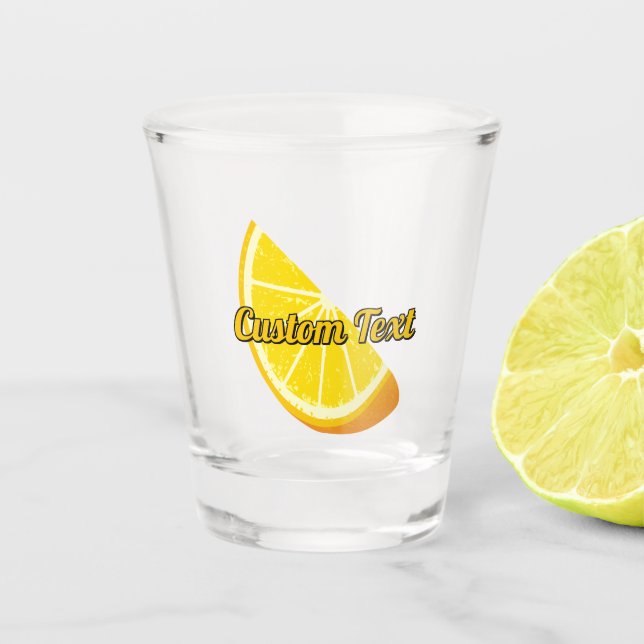 Copo De Shot Fatia Laranja (Frente)