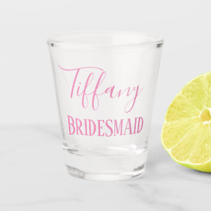 Copo De Shot Favor Chic Bridesmaid
