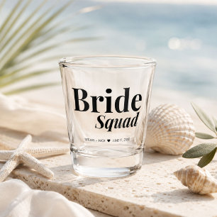 Copo De Shot Favor de casamento para damas de honra Bride Squad