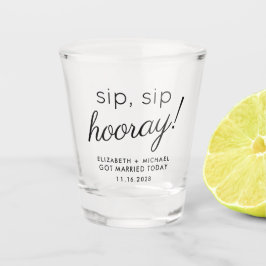 Copo De Shot Favor de Casamento Sip Sip Hurra