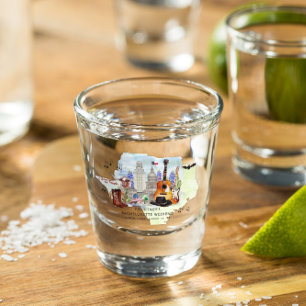 Copo De Shot Favor de Festa de Fim de Semana de Solteira Aust