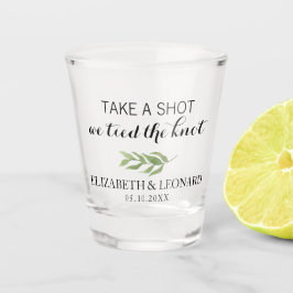 Copo De Shot Favor do Casamento atiramos no nó