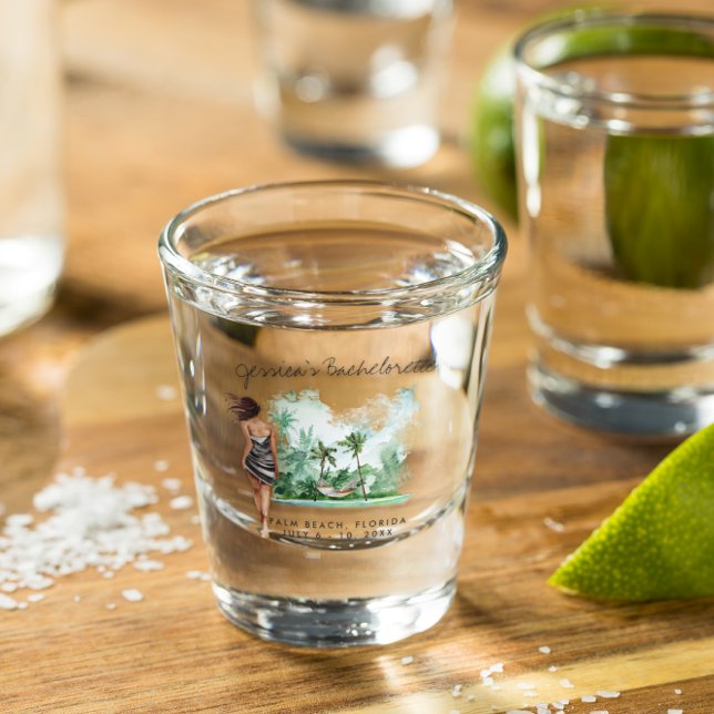 Copo De Shot Favor Personalizado para Fim de Semana da Noiva (Criador carregado)