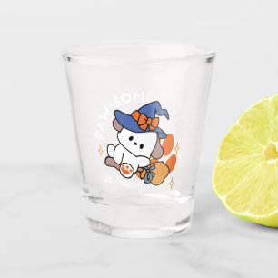 Copo De Shot Feiticeira de pata no treinamento - Cão de Hallowe