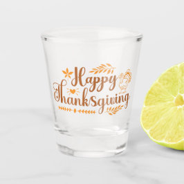 Copo De Shot Feliz Ação de Graças