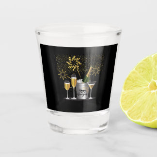 Copo De Shot Feliz ano novo - Vidro Shot